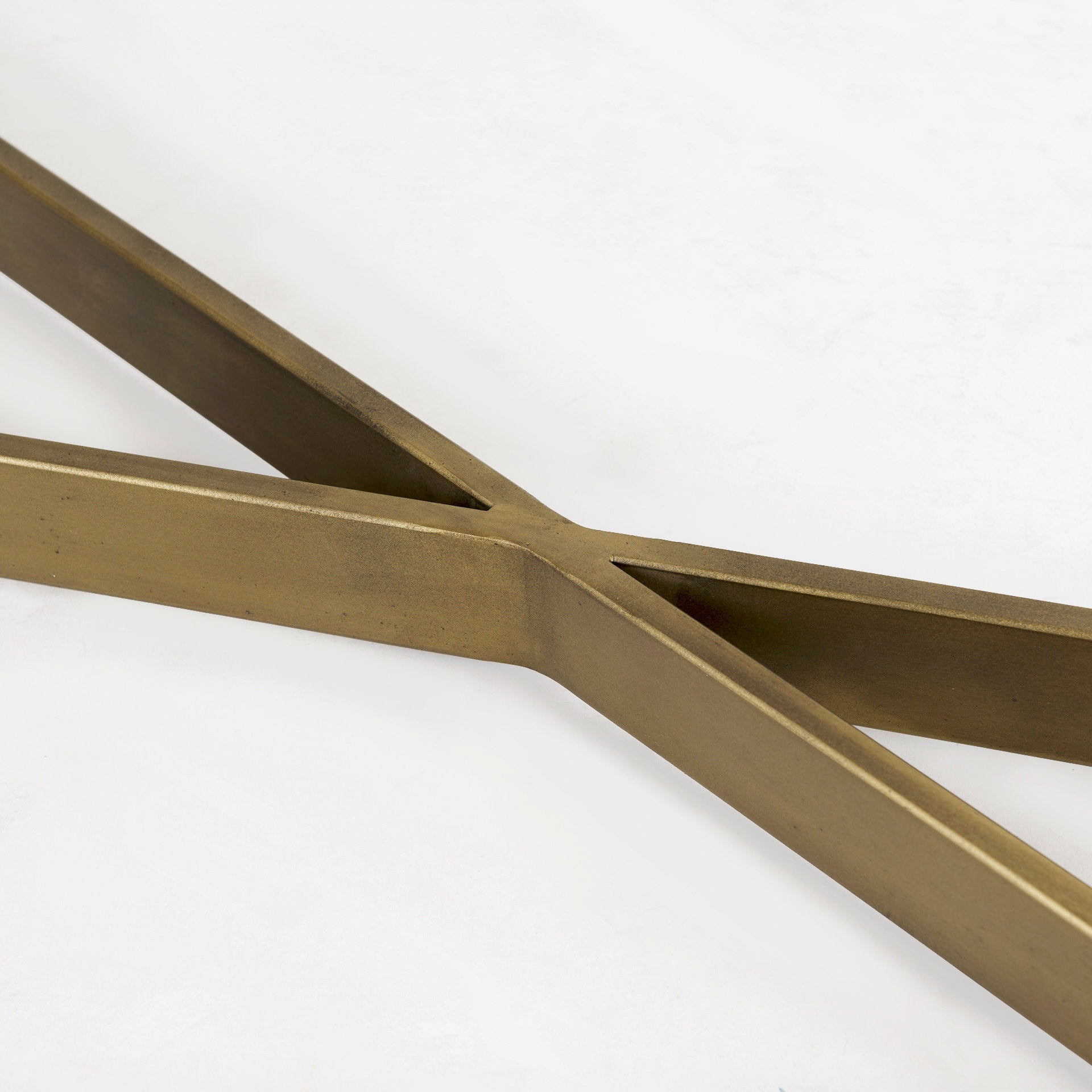Faye Console Table- Gold Metal | Calgary Furniture Store