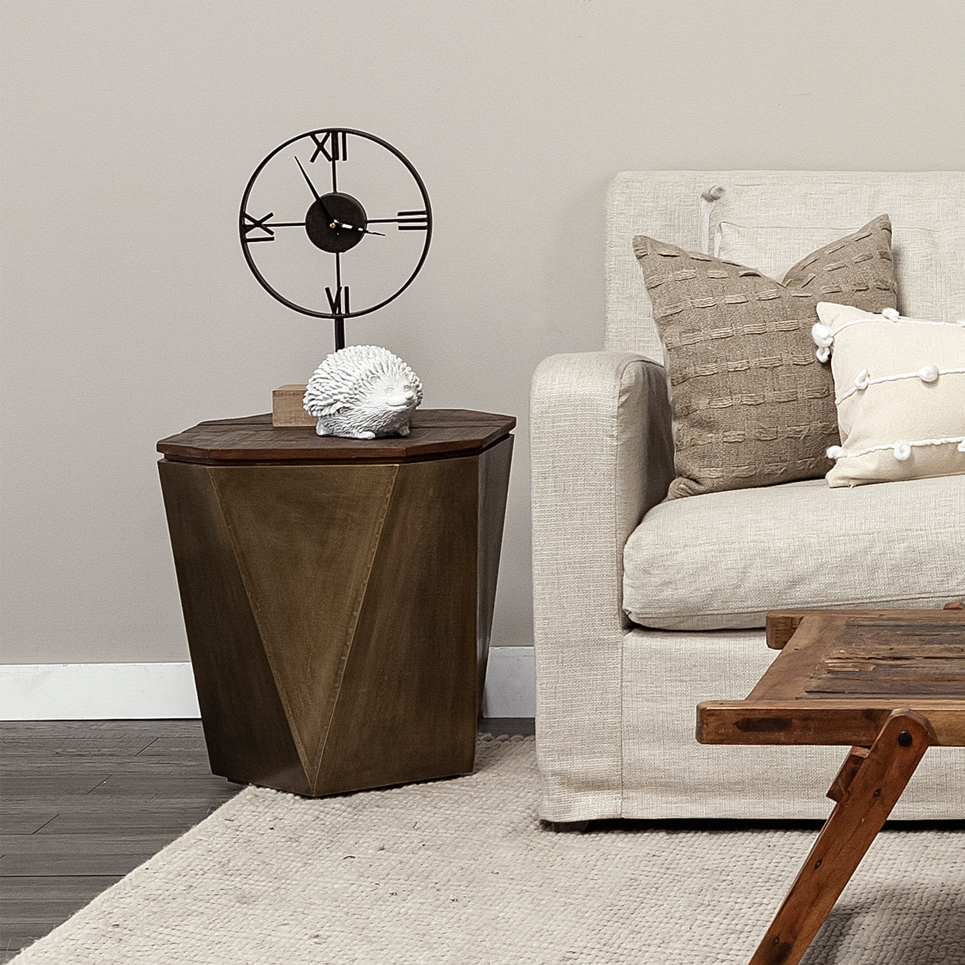 Esagano Natural Side Table | Calgary Furniture Store
