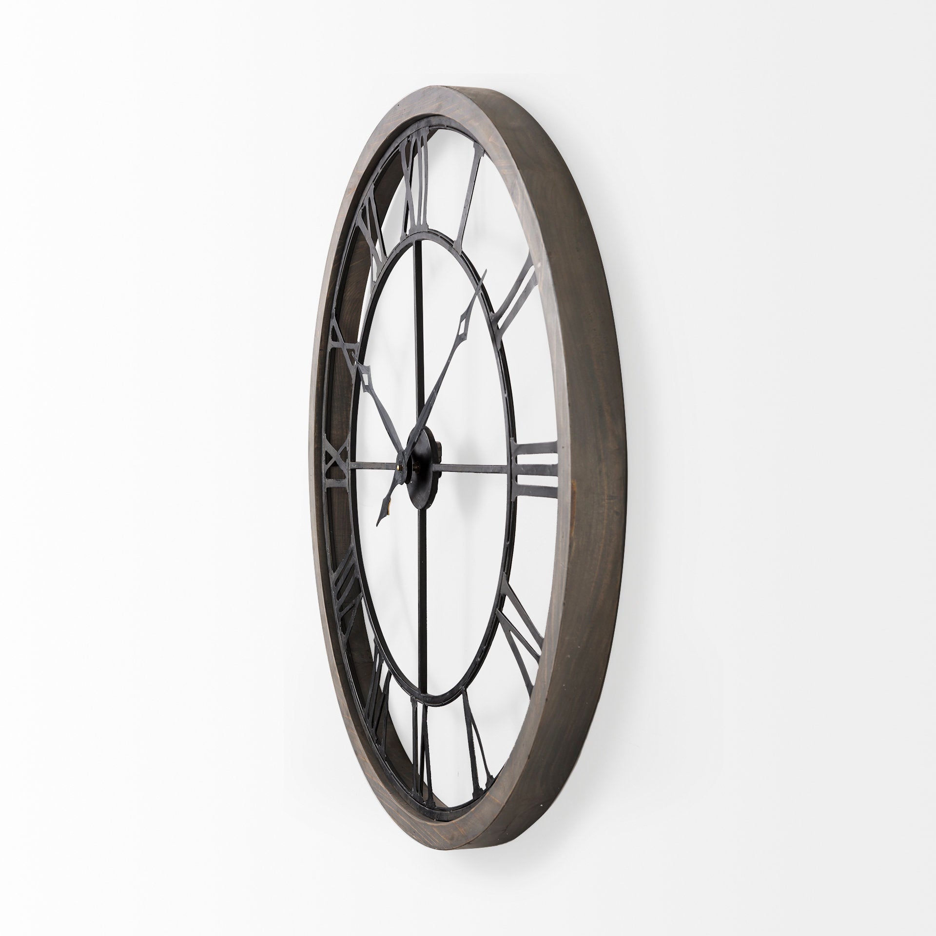 Mething Gray Wall Clock | Calgary Furniture Store