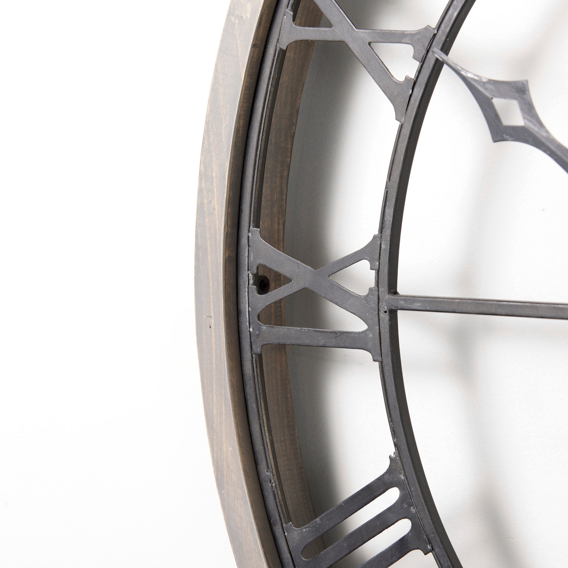 Mething Gray Wall Clock | Calgary Furniture Store