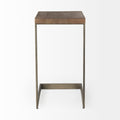 Faye Medium Brown Side Table | Calgary Furniture Store