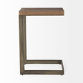 Faye Medium Brown Side Table | Calgary Furniture Store