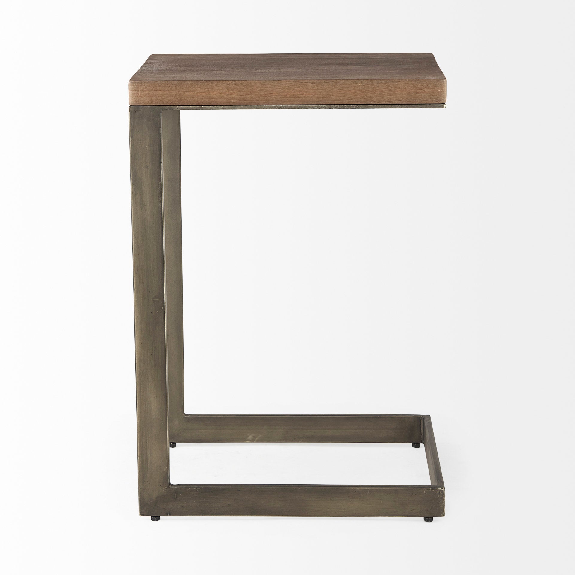 Faye Medium Brown Side Table | Calgary Furniture Store
