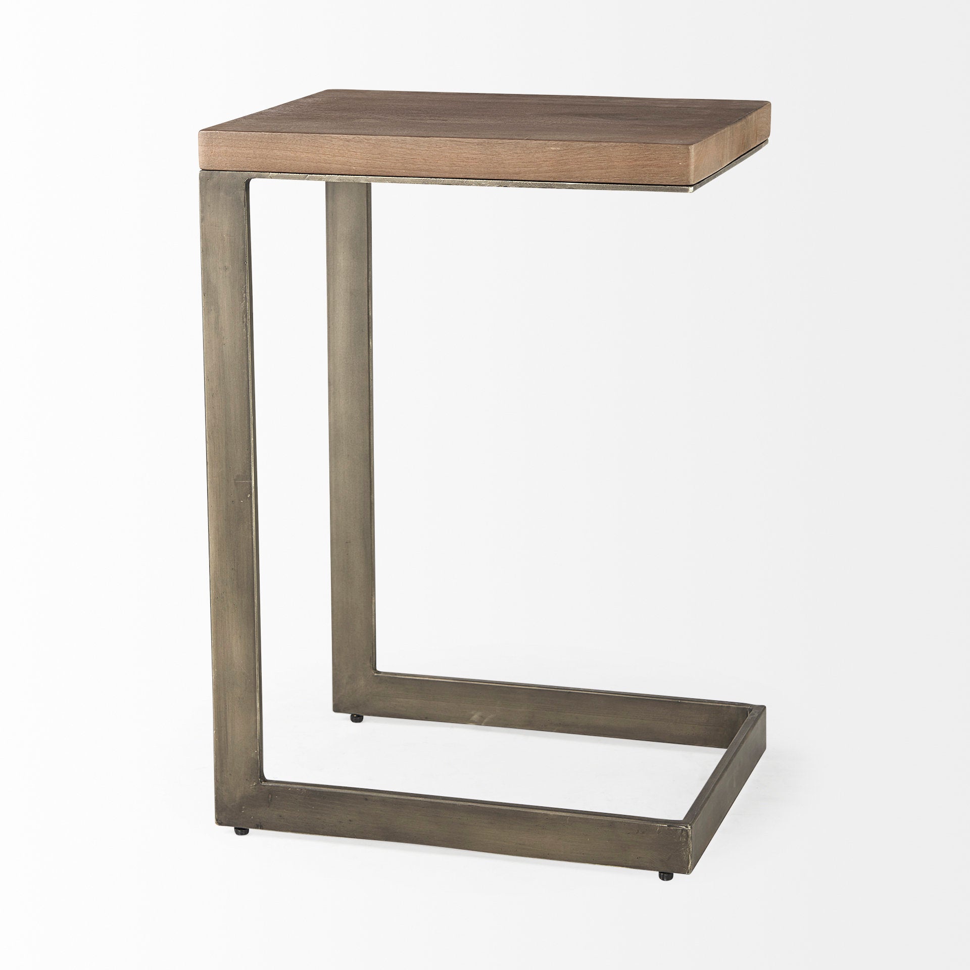 Faye Medium Brown Side Table | Calgary Furniture Store