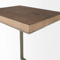 Faye Medium Brown Side Table | Calgary Furniture Store