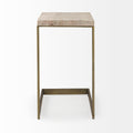 Faye Light Brown Side Table | Calgary Furniture Store