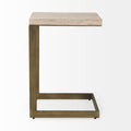 Faye Light Brown Side Table | Calgary Furniture Store