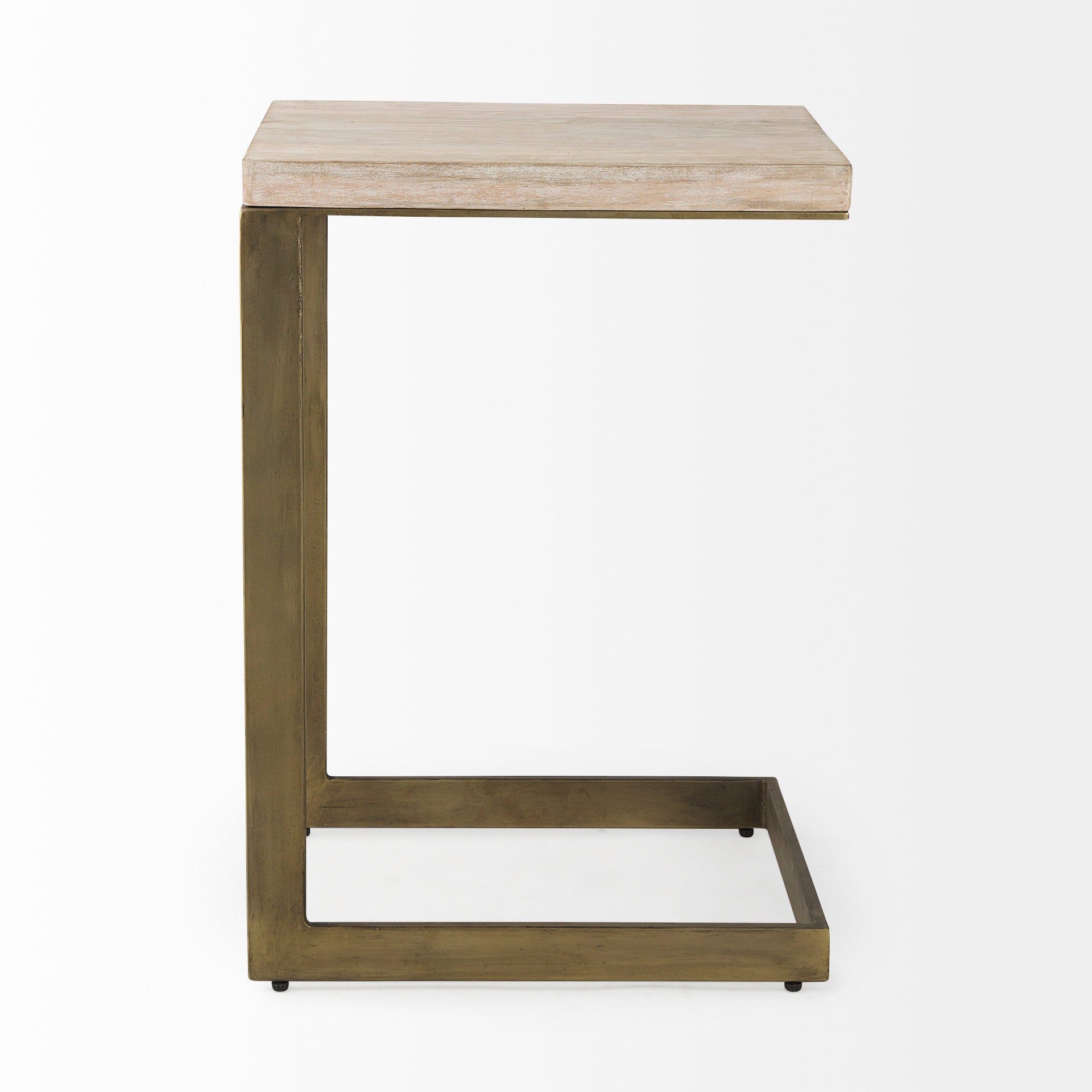 Faye Light Brown Side Table | Calgary Furniture Store