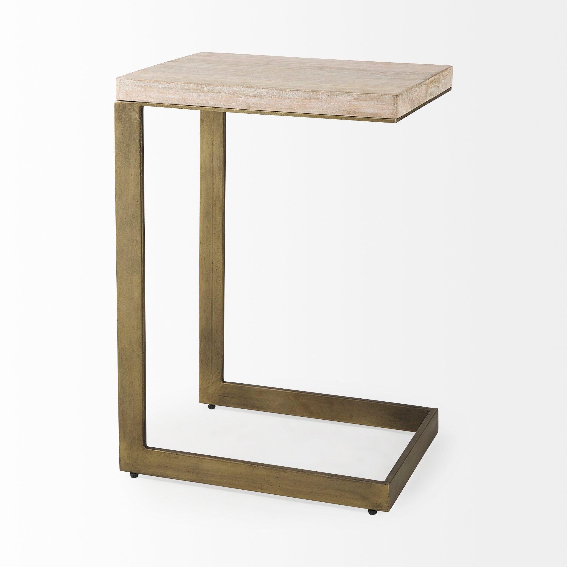 Faye Light Brown Side Table | Calgary Furniture Store