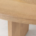 Aida Round Coffee Table - Light Brown | Calgary Furniture Store