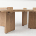 Aida Round Coffee Table - Light Brown | Calgary Furniture Store
