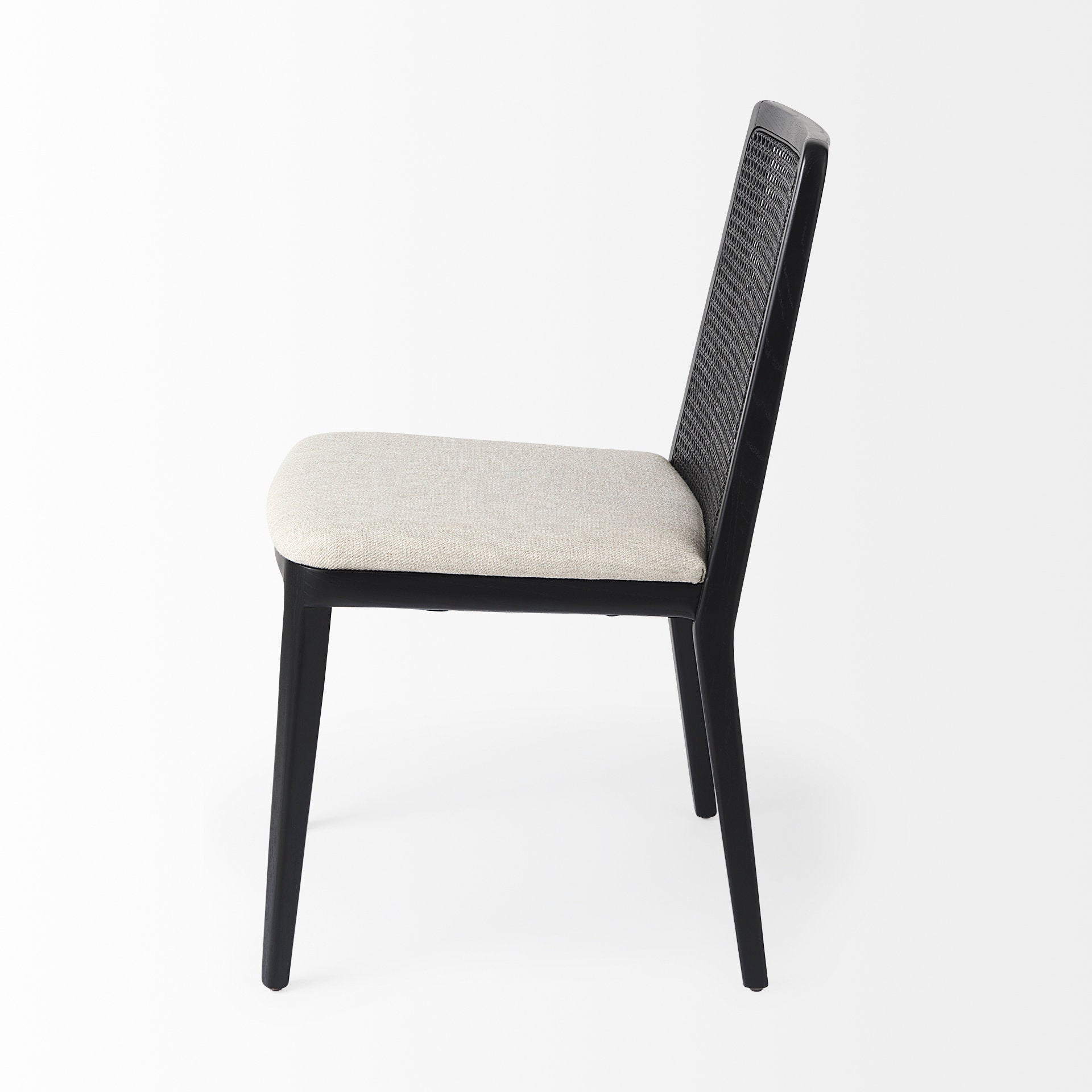 Clara Black Armless Chair Showhome Furniture
