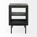 Arelius Side Table - Dark Brown | Calgary Furniture Store