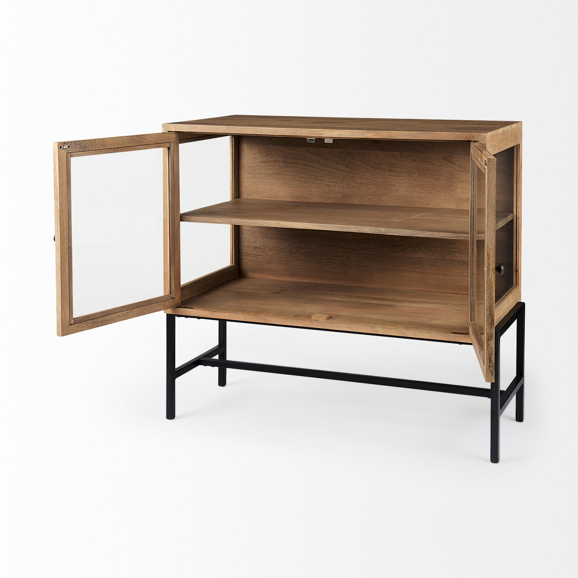Arelius Golden Accent Cabinet | Calgary Furniture Store