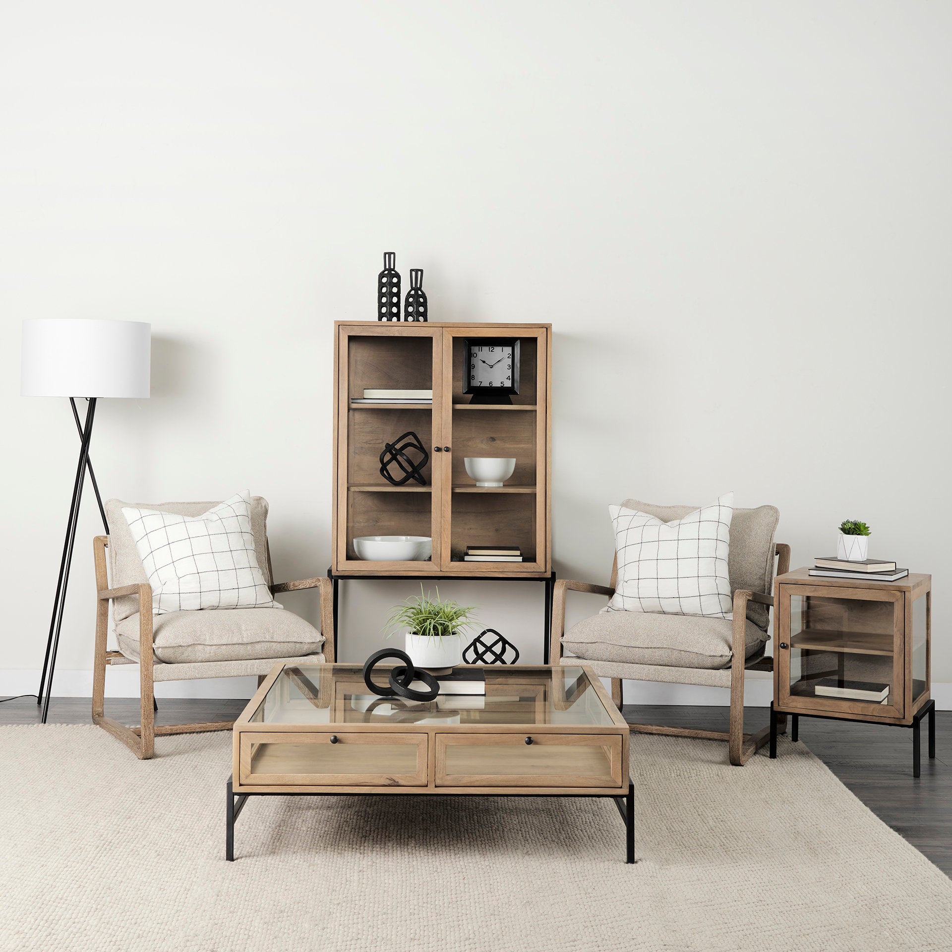 Arelius Side Table - Light Brown | Calgary Furniture Store
