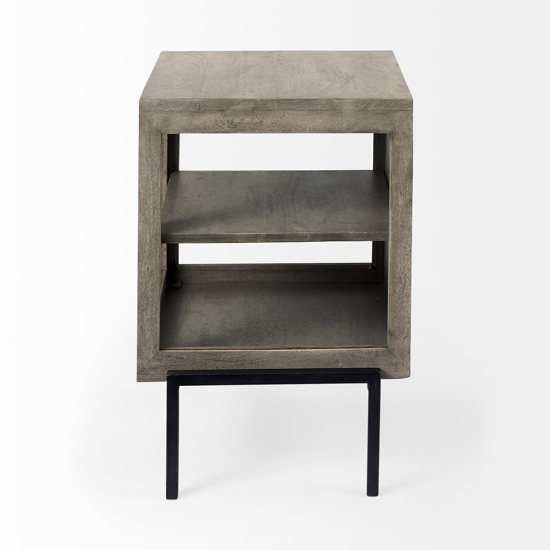 Arelius Side Table - Gray | Calgary Furniture Store
