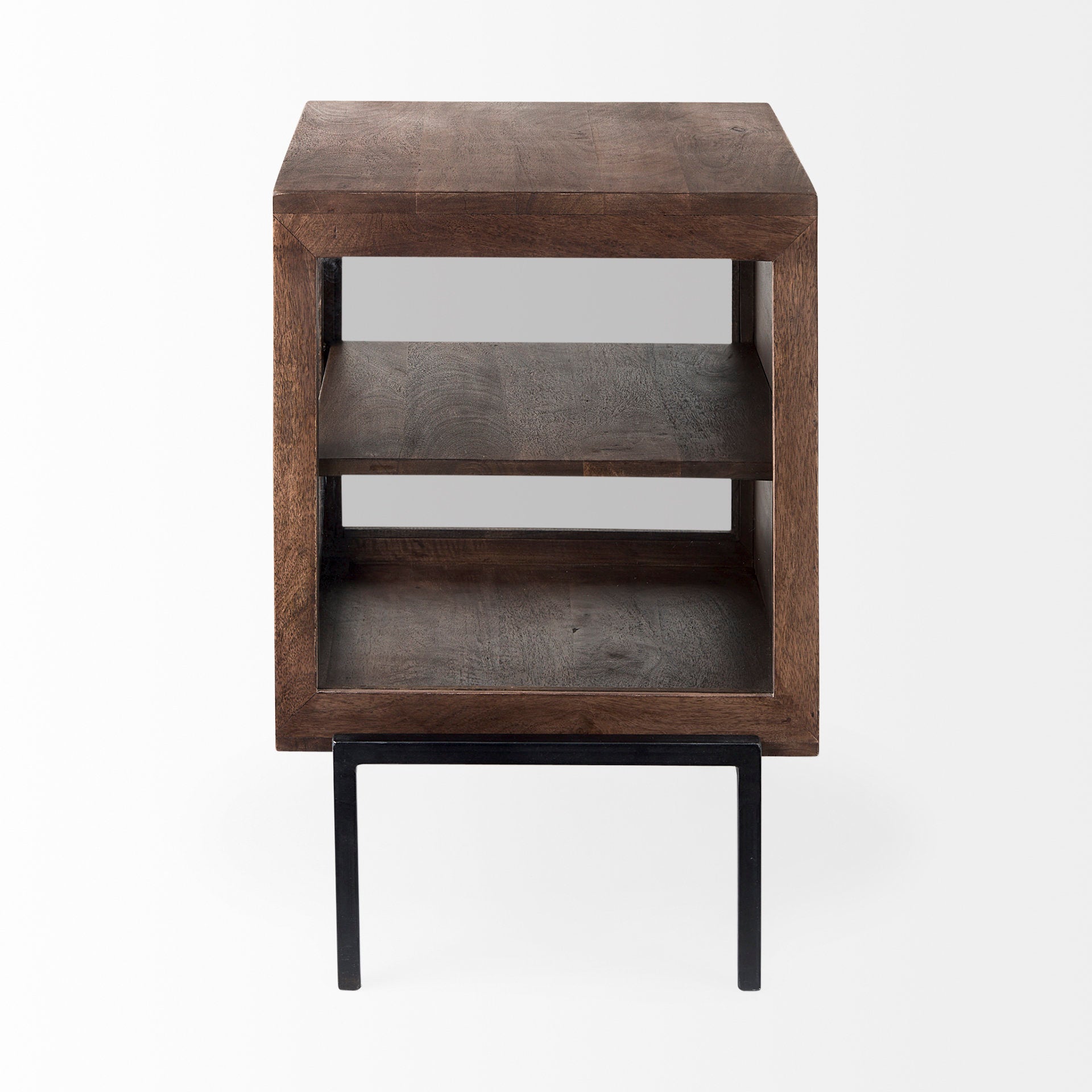 Arelius Side Table - Medium Brown | Calgary Furniture Store