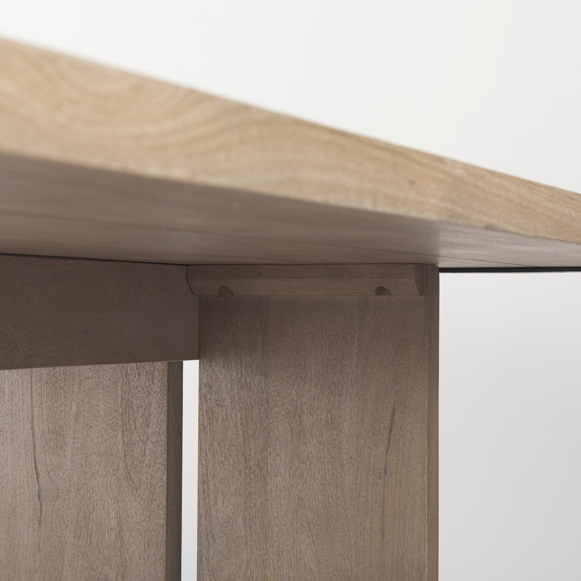 Aida Light Grey Wood Dining Table - Showhome Furniture