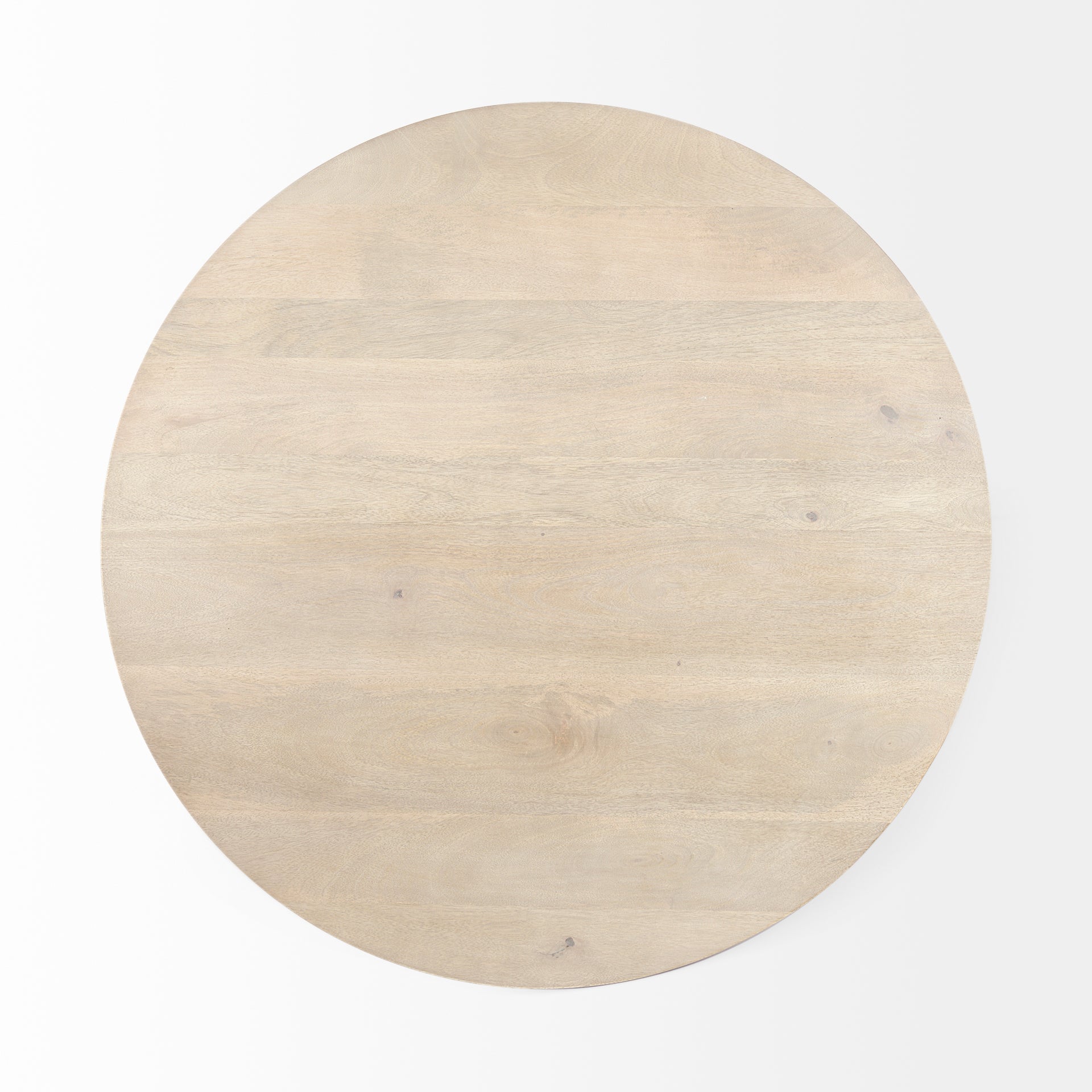 Maxwell Round Coffee Table - Light Brown | Calgary Furniture Store