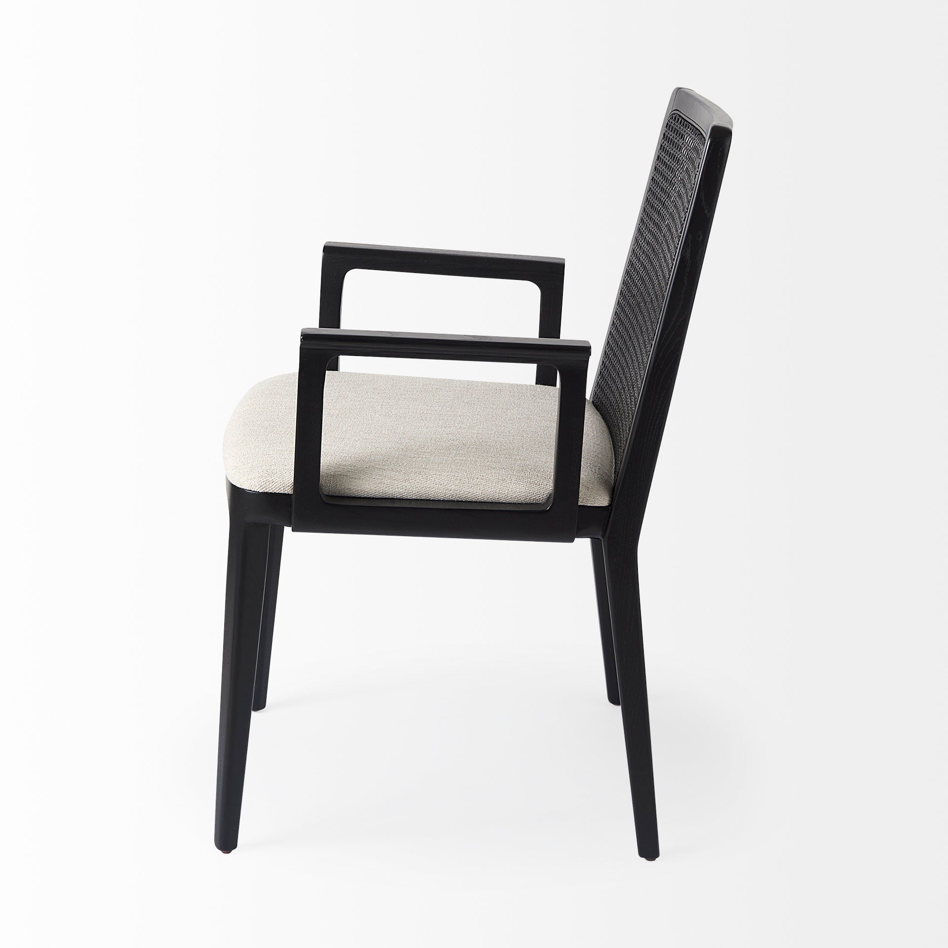 Clara Black Dining Armchair | Calgary Furniture Store