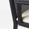 Clara Black Dining Armchair | Calgary Furniture Store