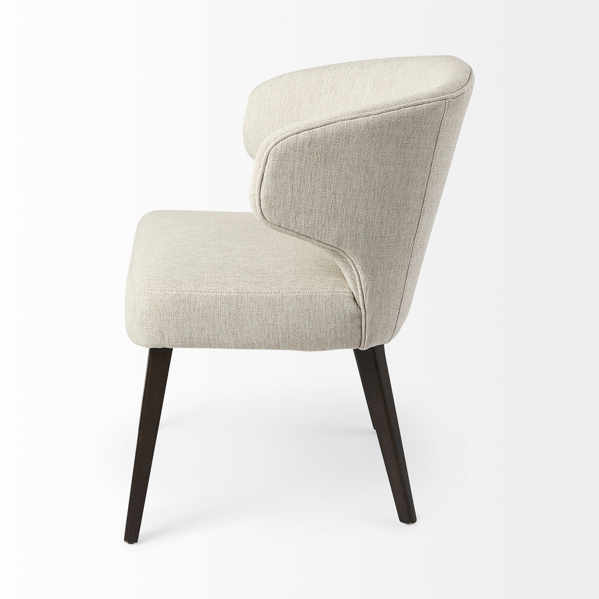 Niles Cream Fabric Dining Chair | Calgary Furniture Store