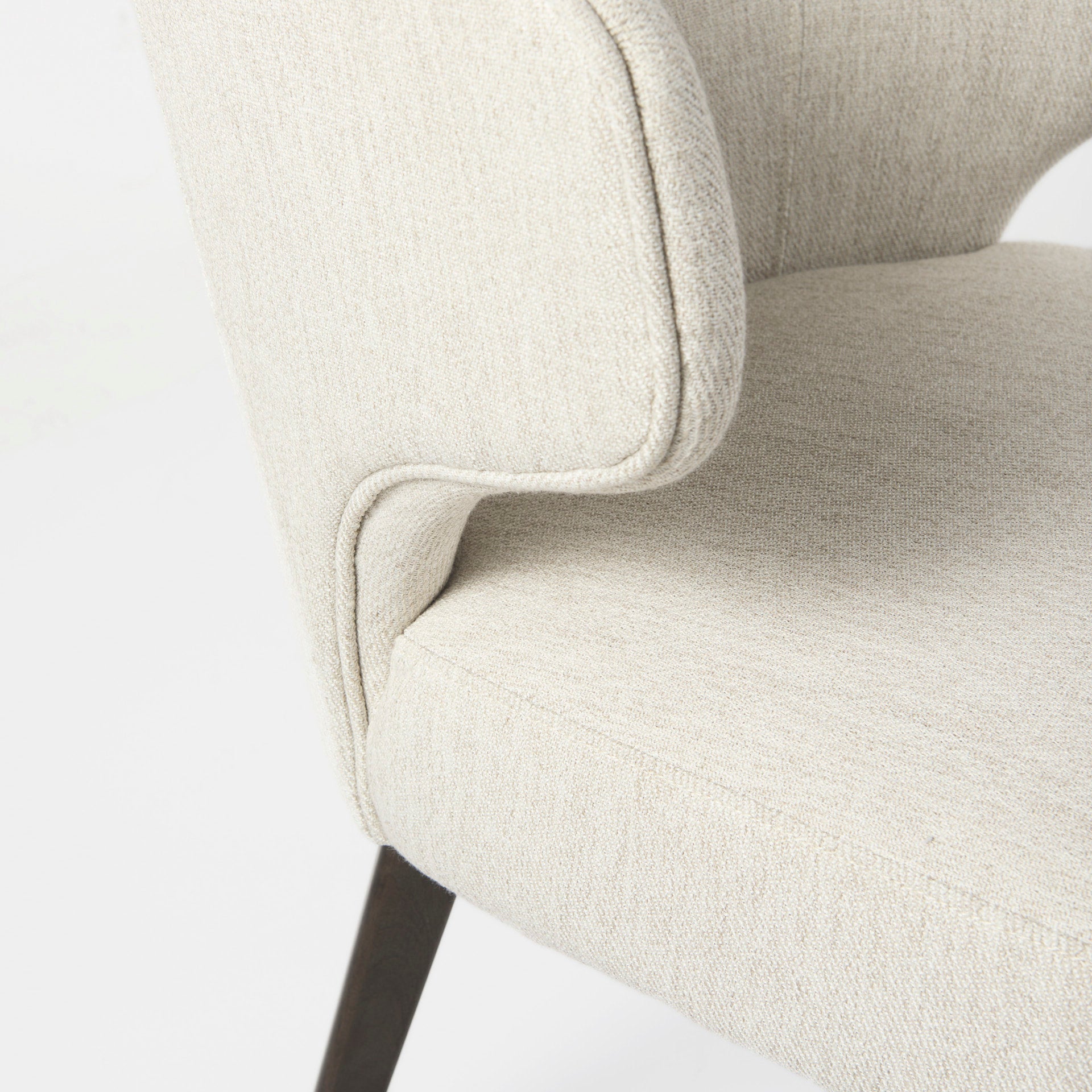 Niles Cream Fabric Dining Chair | Calgary Furniture Store