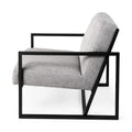 Armelle Gray Accent Chair | Calgary Furniture Store