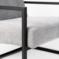Armelle Gray Accent Chair | Calgary Furniture Store