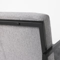 Armelle Gray Accent Chair | Calgary Furniture Store