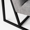 Armelle Gray Accent Chair | Calgary Furniture Store