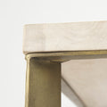 Faye Light Gold Square Coffee Table | Calgary Furniture Store
