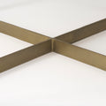 Faye Light Gold Square Coffee Table | Calgary Furniture Store