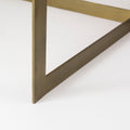 Faye Light Gold Square Coffee Table | Calgary Furniture Store