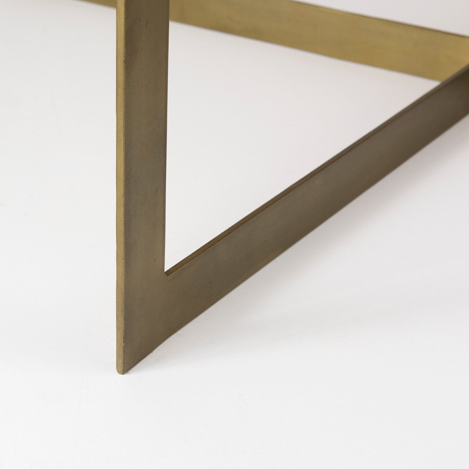 Faye Light Gold Square Coffee Table | Calgary Furniture Store