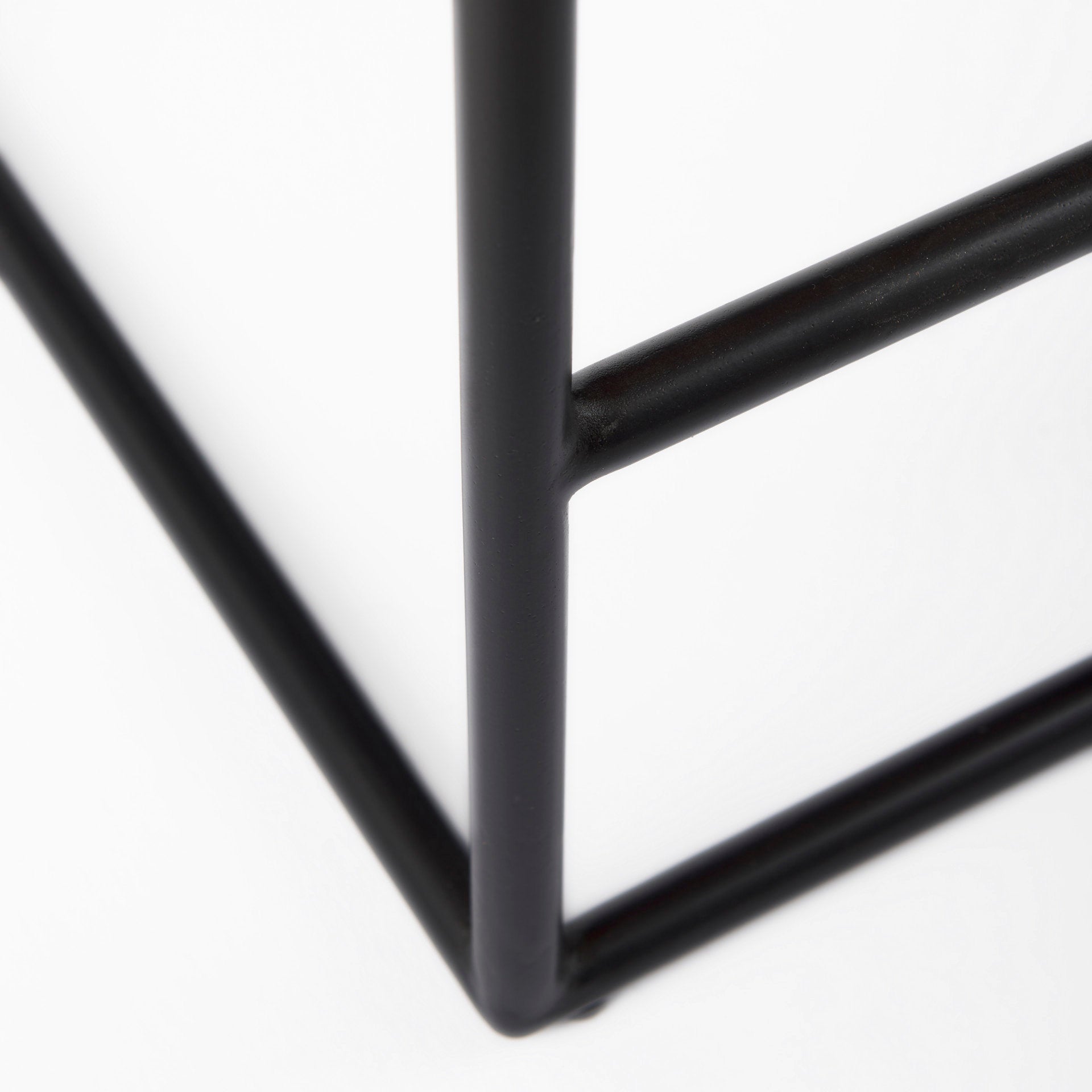 Clarissa Dark Brown Woven Leather Seat Counter Stool | Calgary's Furniture Store | Calgary Counter Stool
