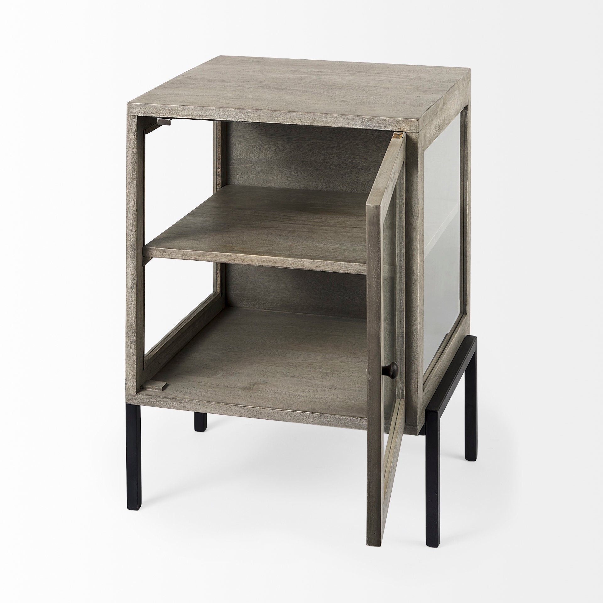 Arelius Side Table - Gray | Calgary Furniture Store