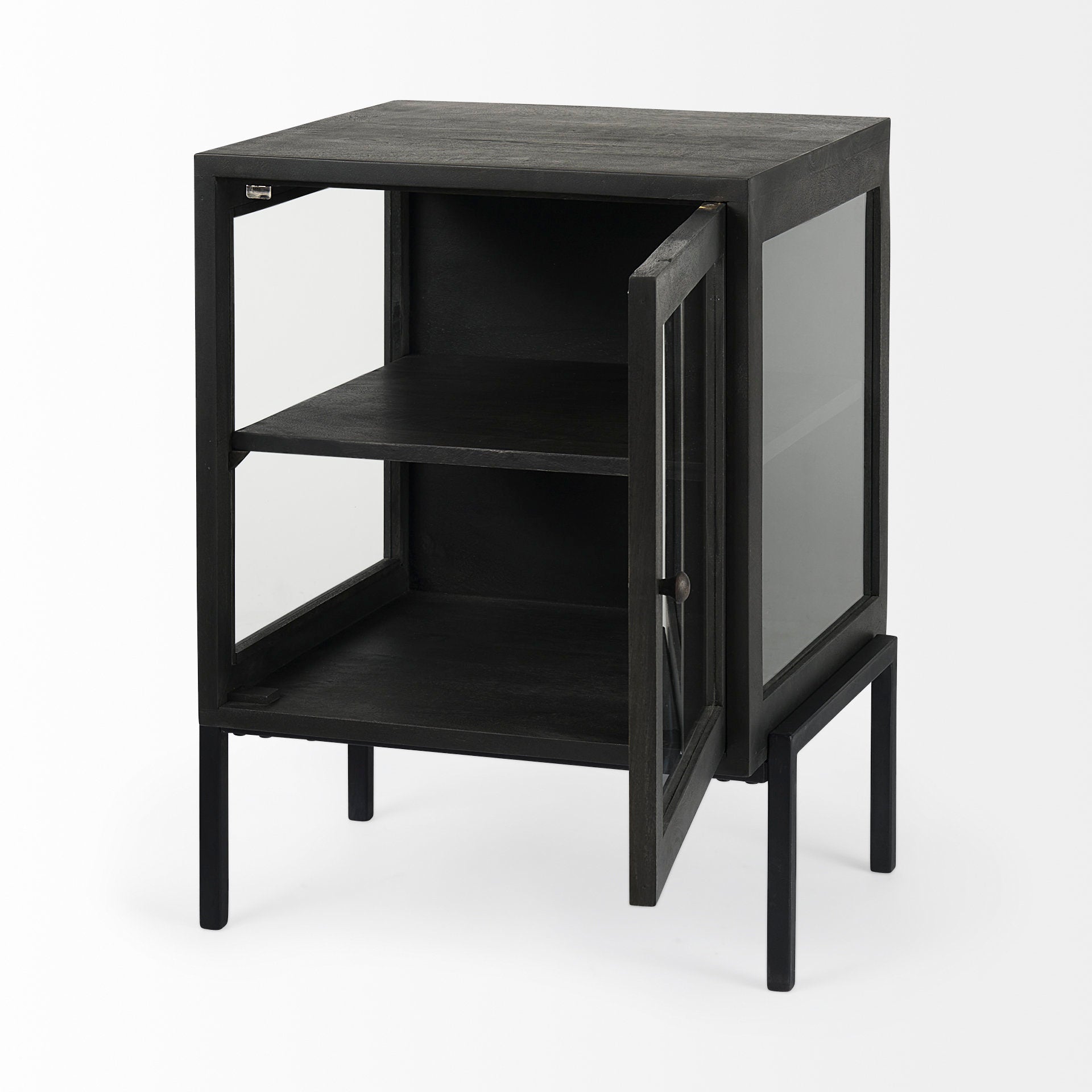 Arelius Side Table - Dark Brown | Calgary Furniture Store