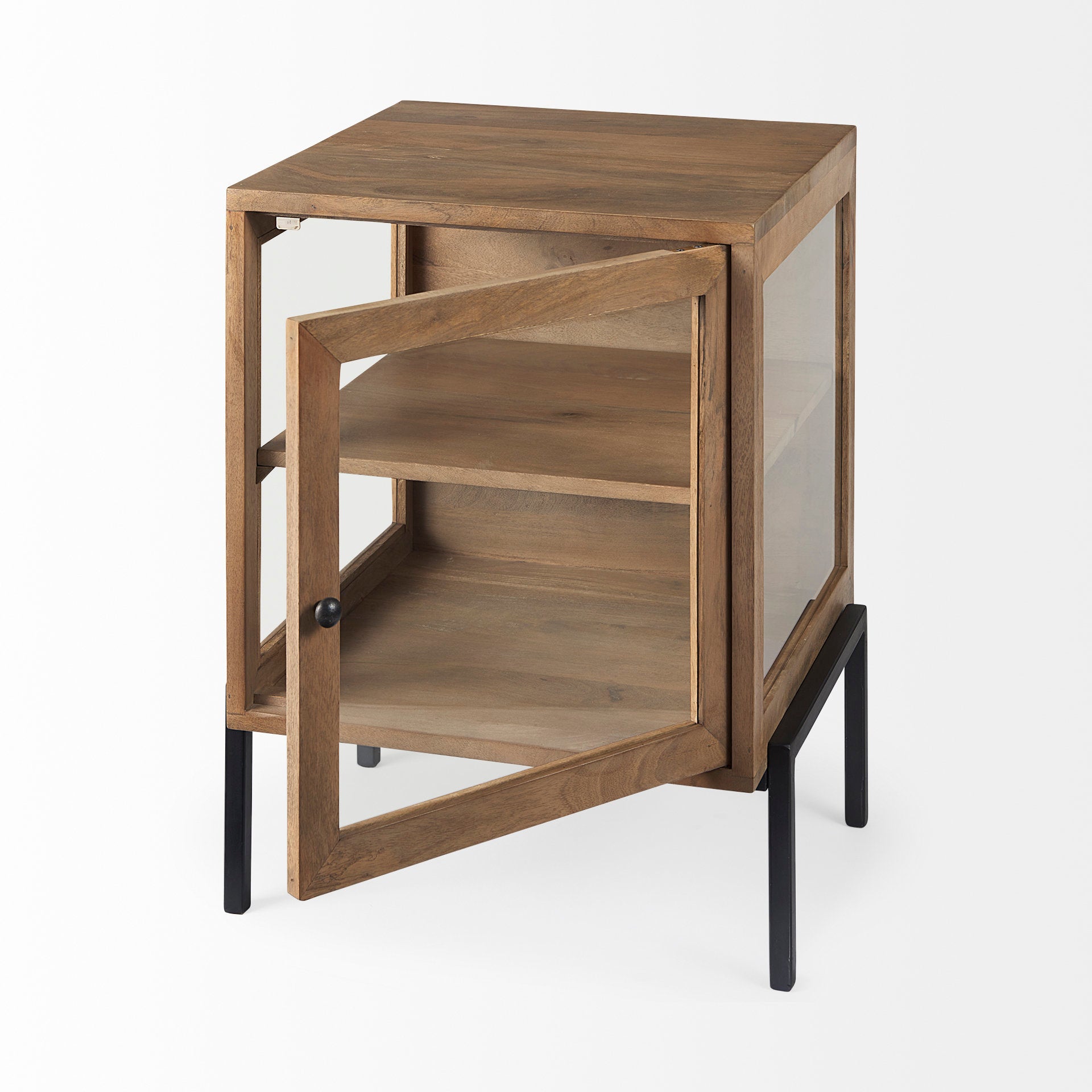 Arelius Side Table - Light Brown | Calgary Furniture Store