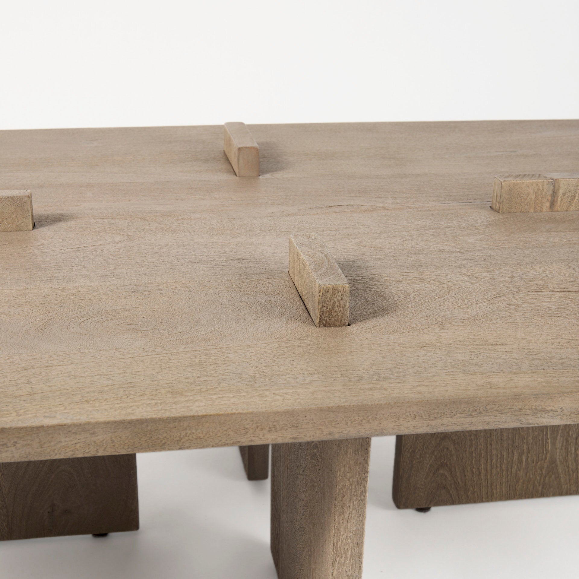 Aida Light Brown Rectangle Coffee Table | Calgary Furniture Store