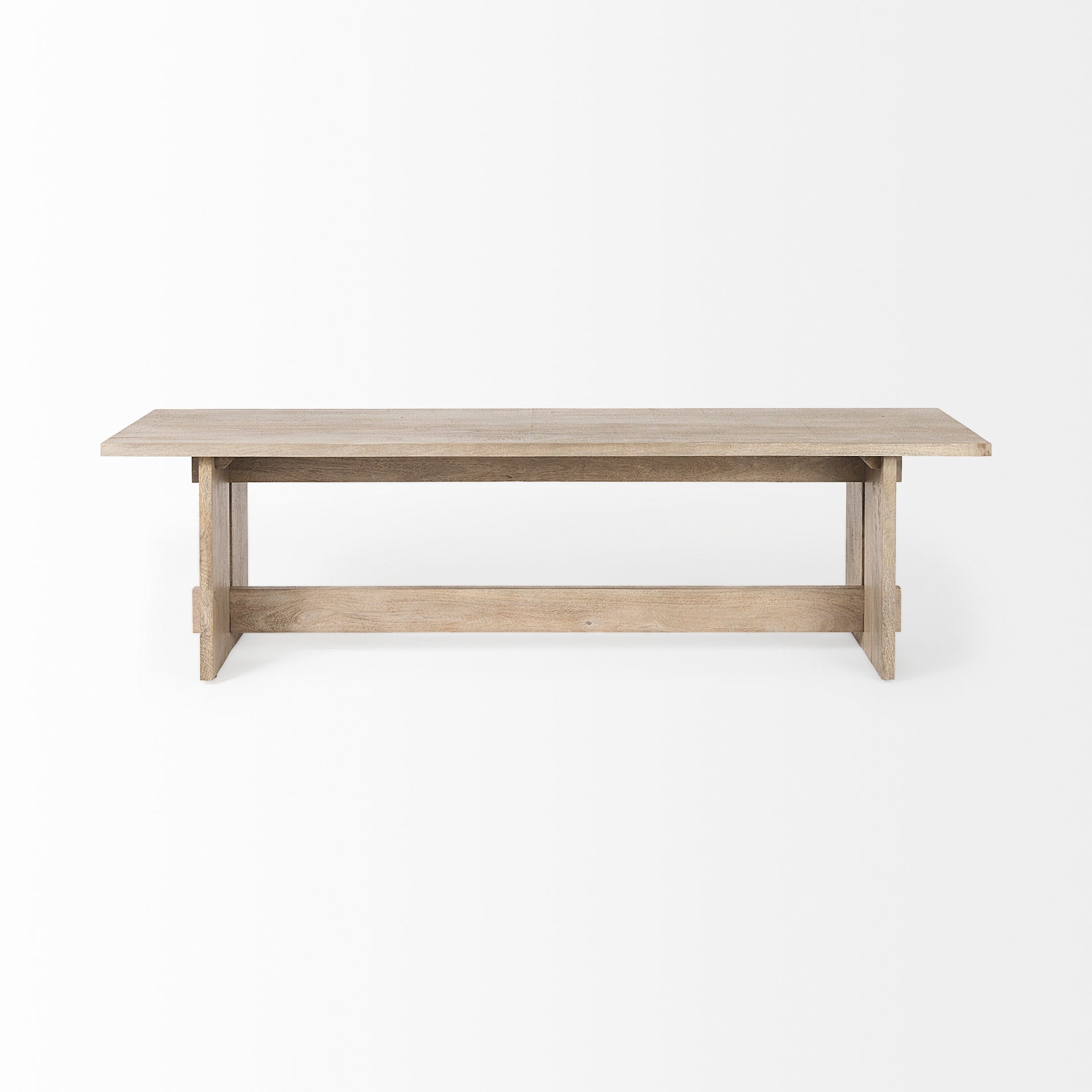 Aida Light Brown Dining Bench | Calgary Furniture Store