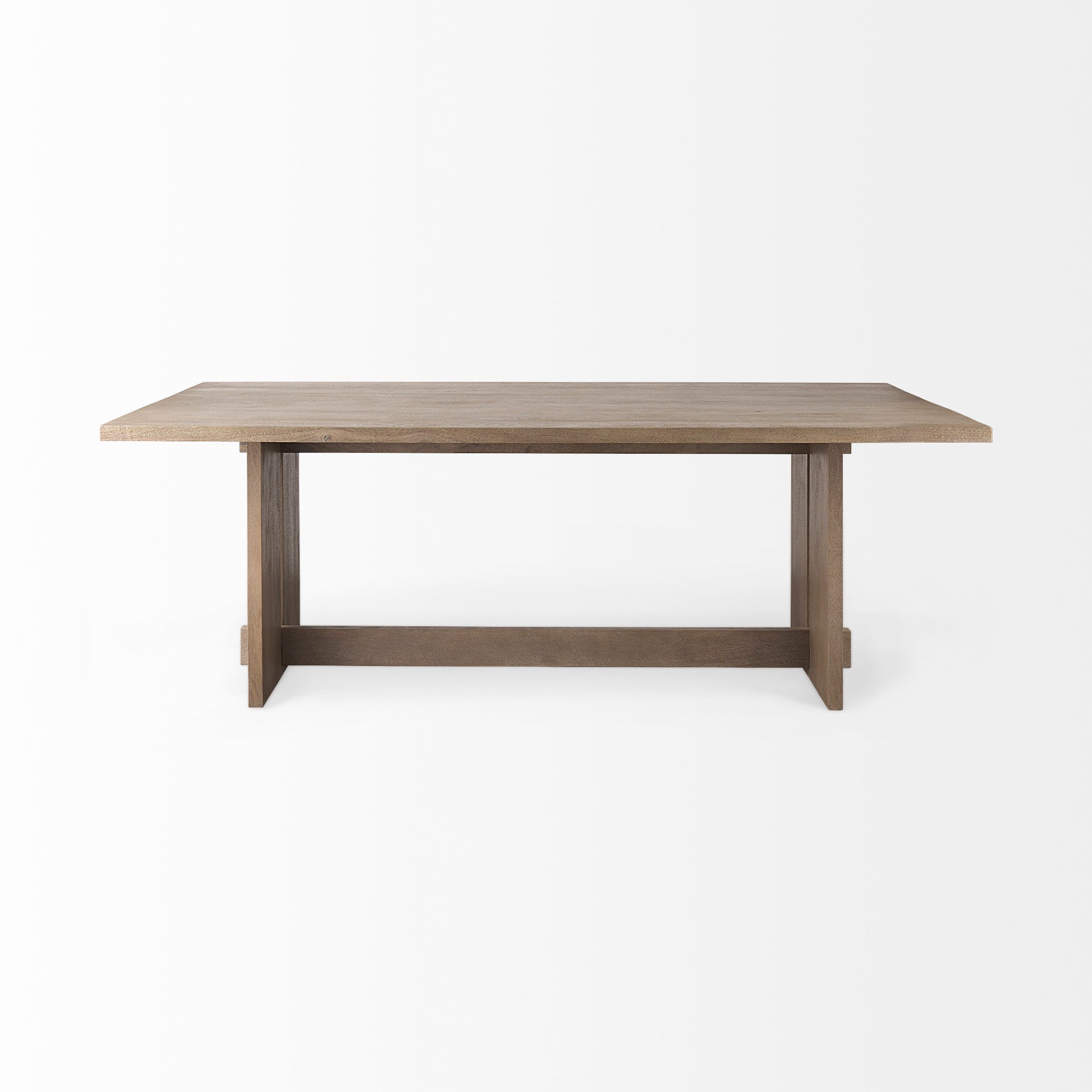 Aida Light Grey Wood Dining Table - Showhome Furniture