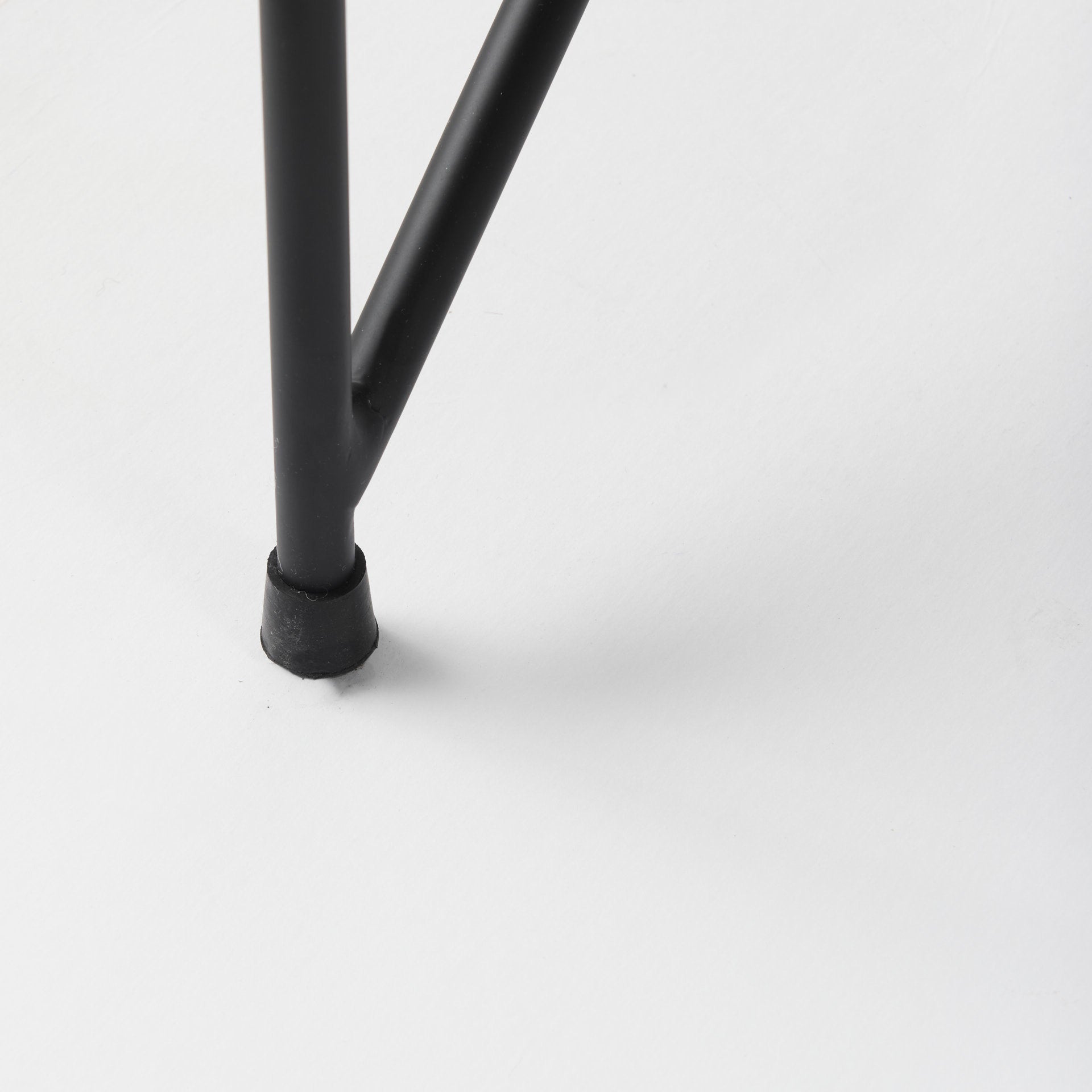 Leonidas Black Metal Frame Accent Chair - Black Faux Leather Seat | Calgary's Furniture Store | Calgary Accent Chairs