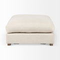 Valence Beige Ottoman | Calgary Furniture Store