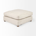 Valence Beige Ottoman | Calgary Furniture Store