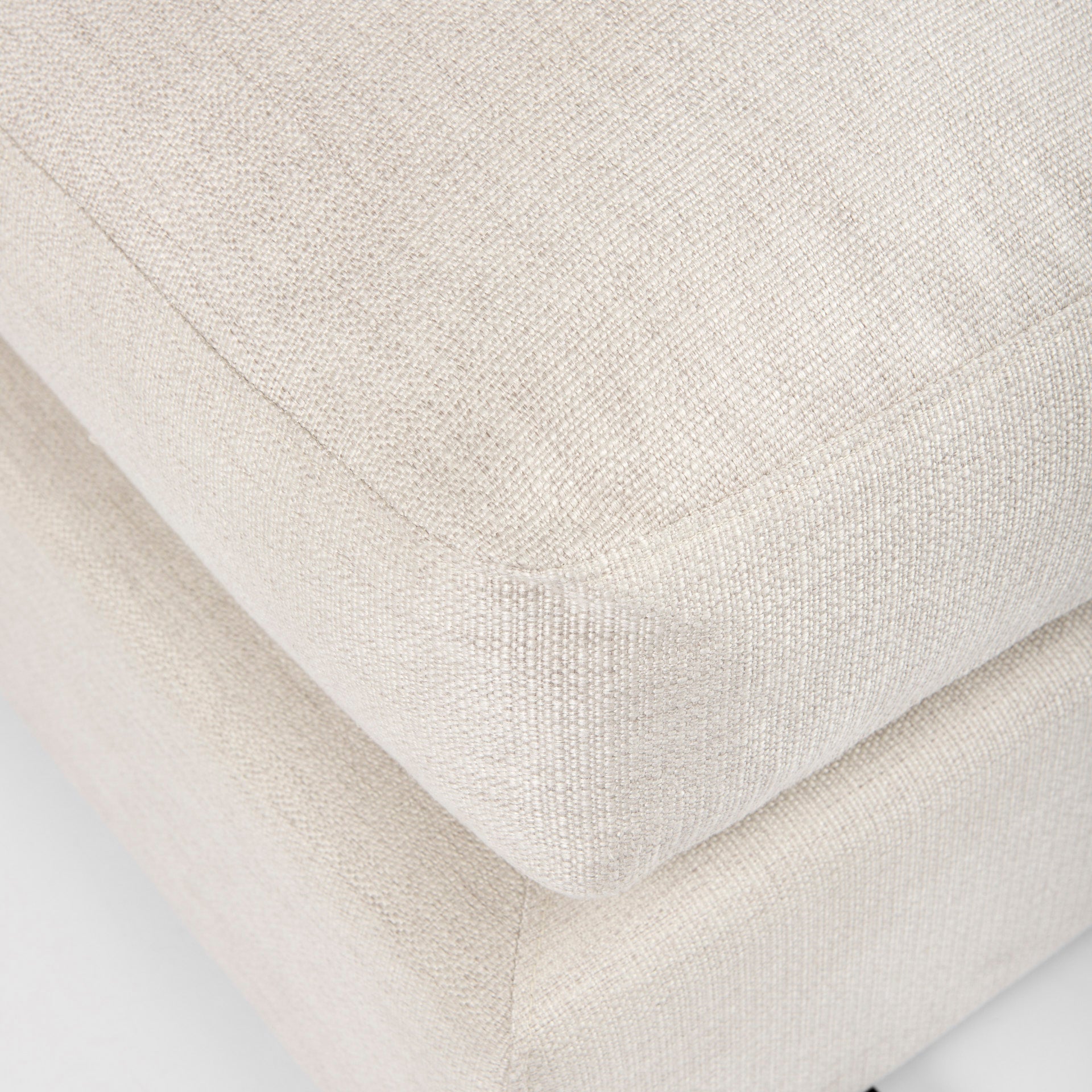 Valence Beige Ottoman | Calgary Furniture Store