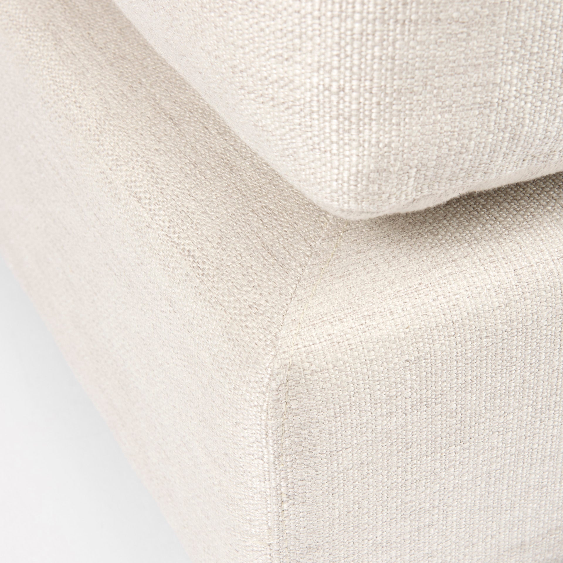 Valence Beige Ottoman | Calgary Furniture Store