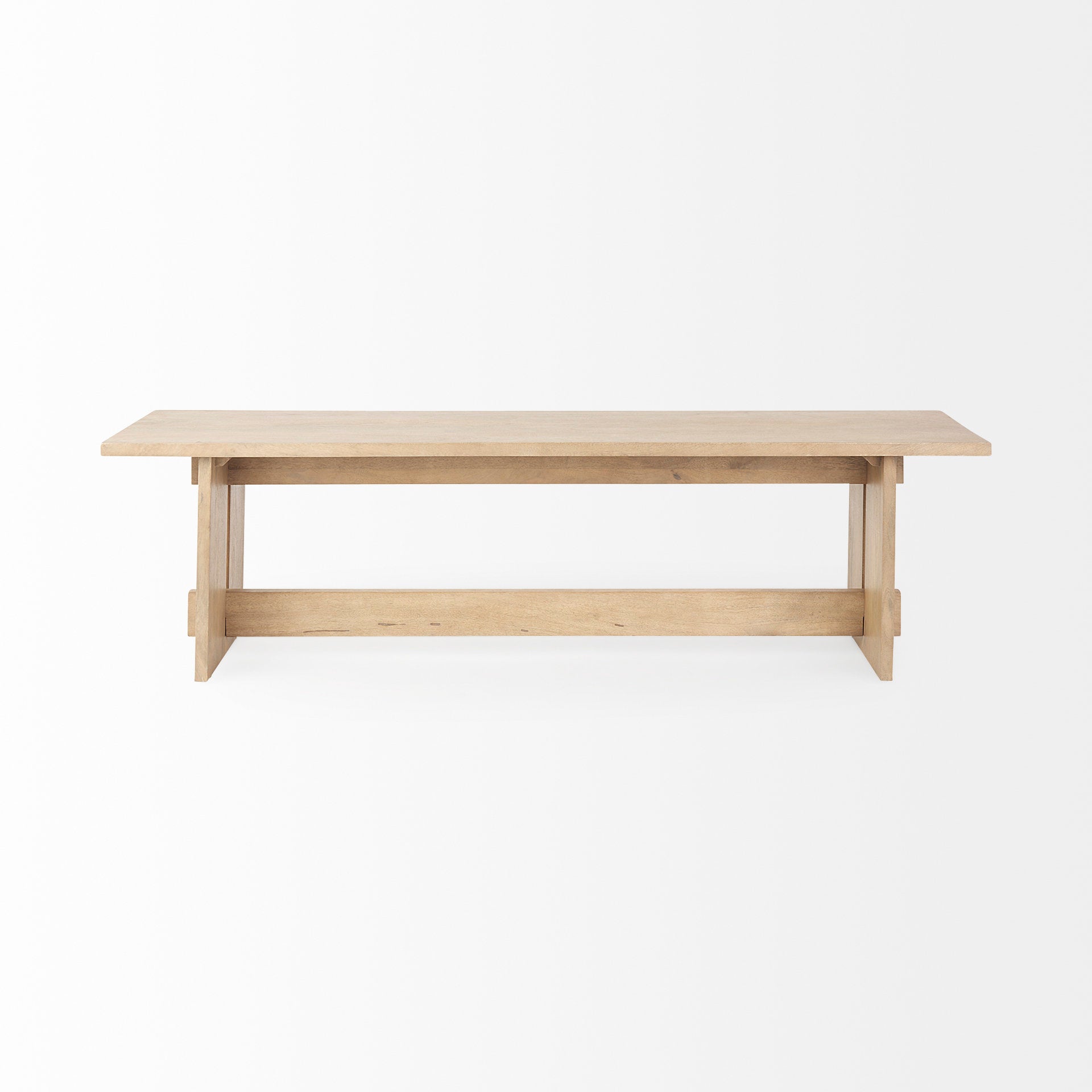Aida Natural Dining Bench | Calgary Furniture Store