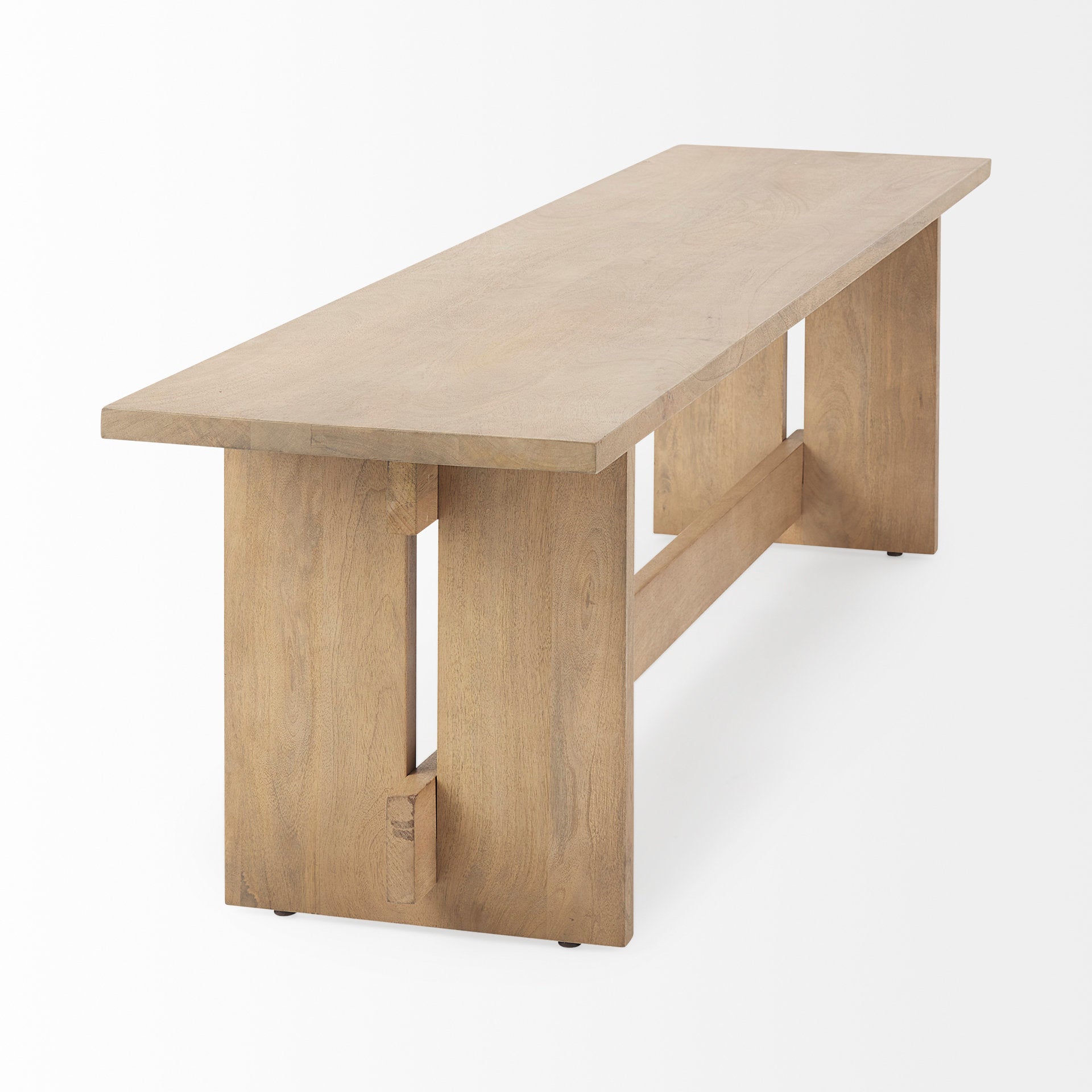 Aida Natural Dining Bench | Calgary Furniture Store