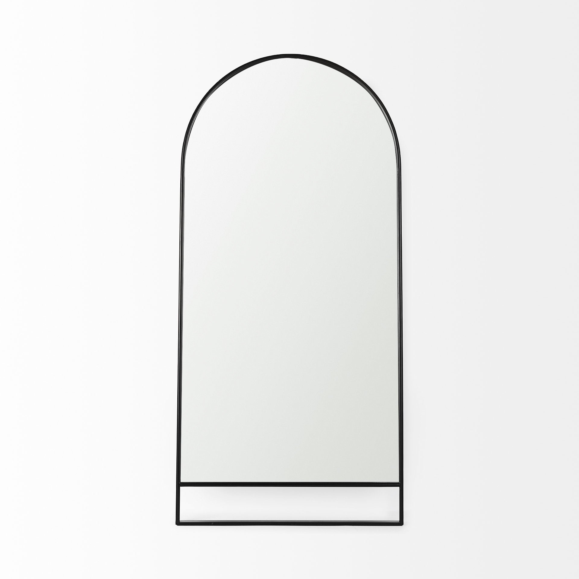Sadie Black Arch Floor Mirror | Calgary Furniture Store